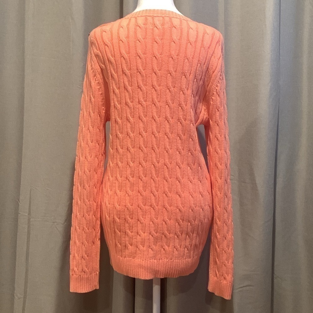 NWOT - Croft & Barrow Crew-neck Cable Cord Sweater Size Medium - Picture 5 of 16